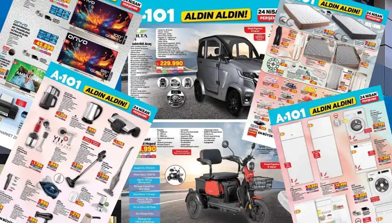 A101'de 24 Nisan'da Dijital Geçiş: Perde, Halı ve Elektronik Mutfak Ürünleri Geliyor