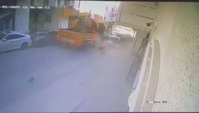 Kontrolden Çıkan Vinç 23 Aracı Biranda Savaş Alanına Dönüştürdü