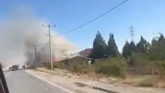 Bursa'da Fabrika Yangını Can Sıkıcı Paniğe Neden Oldu
