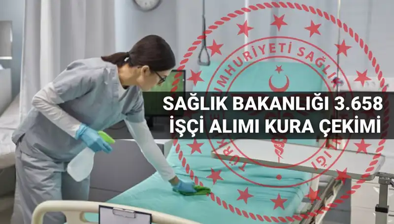 Sağlık Bakanlığı 2025’te 3.658 İşçi Alımı İçin Kura Takvimini Açıkladı