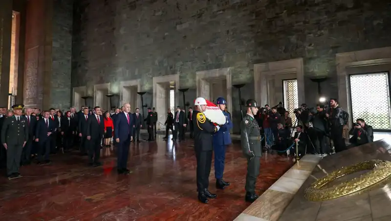 Anıtkabir'de Devlet Erkanının Unutulmaz Anları