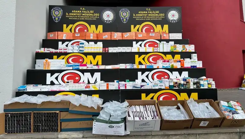 Adana'da Yasa Dışı İlaç Operasyonu: Kapsamlı Gözaltılar ve Ele Geçirilen Malzemeler