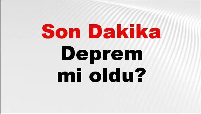 Muğla'da Beklenmedik Bir Deprem: Son Durum Nedir?