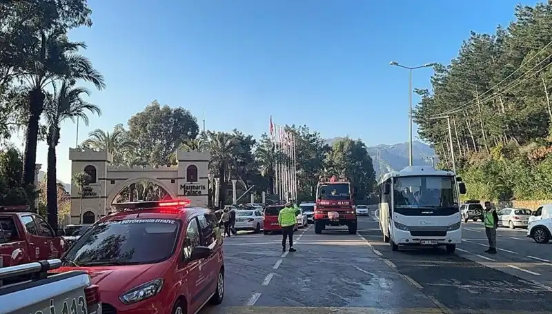 Muğla'da Lüks Otelde Yangın: Tatilcilerin Panik Anları!